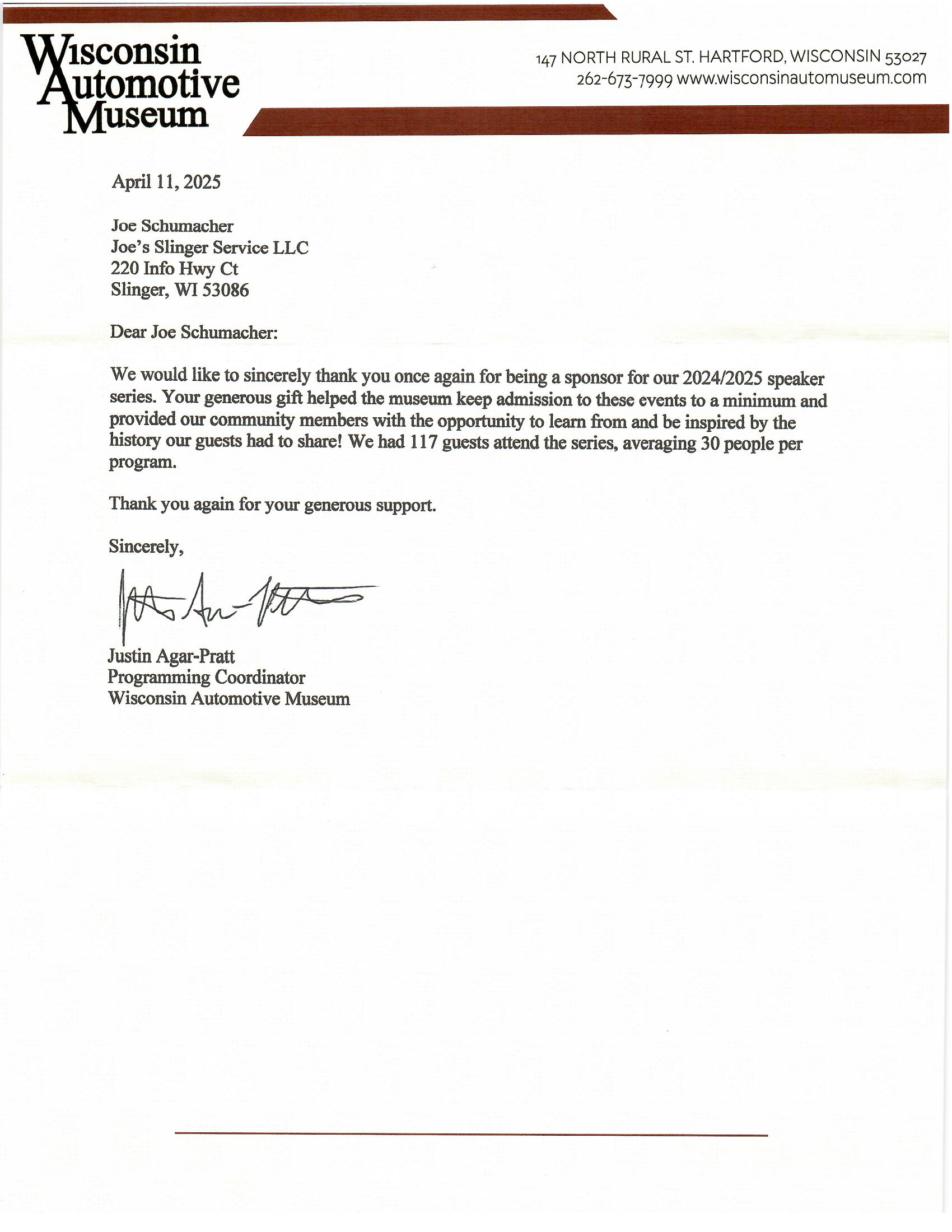 museum donation